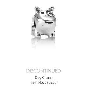 RETIRED PANDORA DOG CHARM